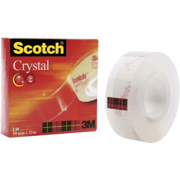 3M FT-5100-3060-2 C6001933 Klebeband Scotch® Crystal Clear 600 Transparent (L x B) 33m x 19mm 1St.