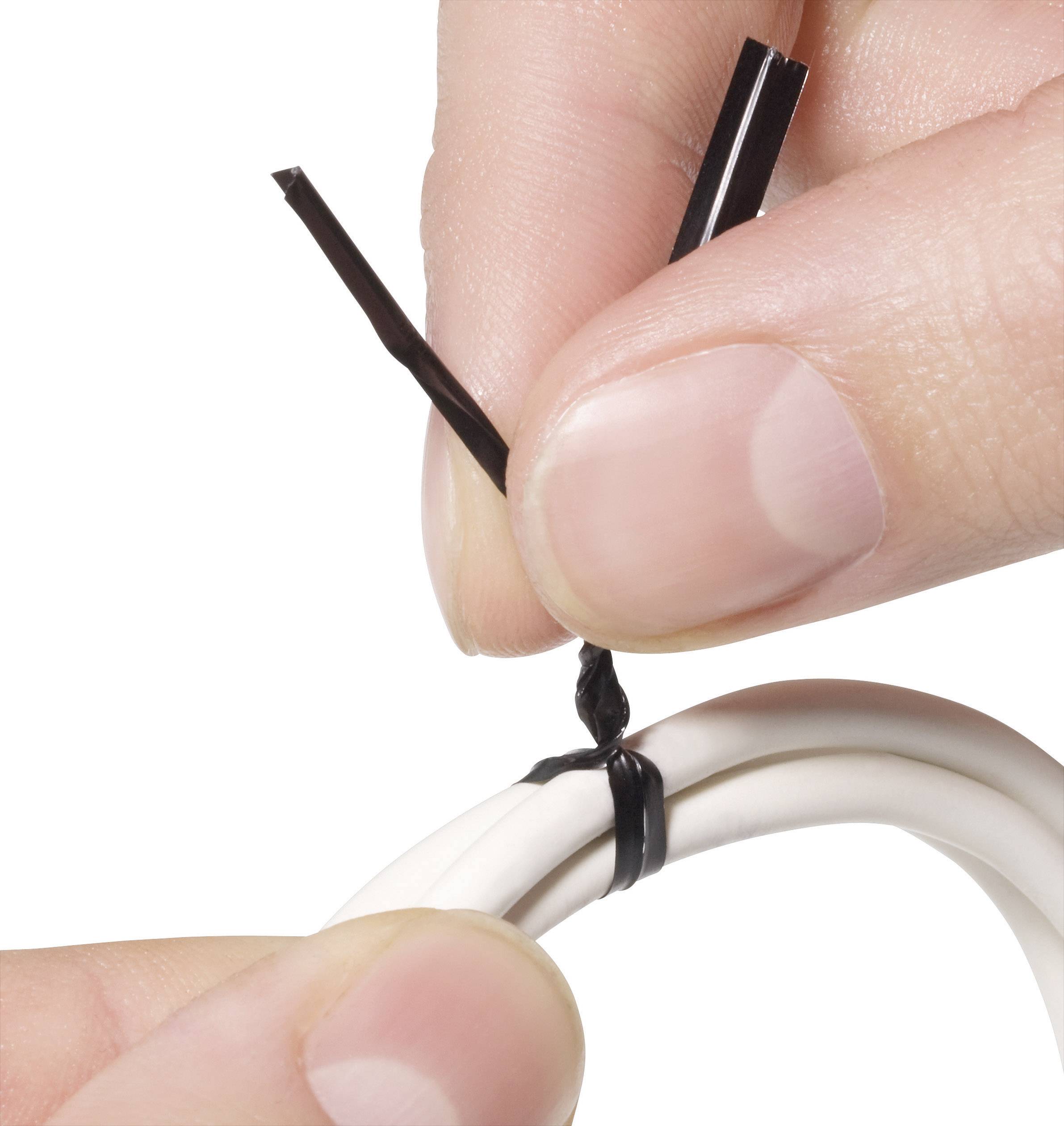 TRU Components 1571350 PET-3/100SW Kabelbinder 4mm Schwarz 100m