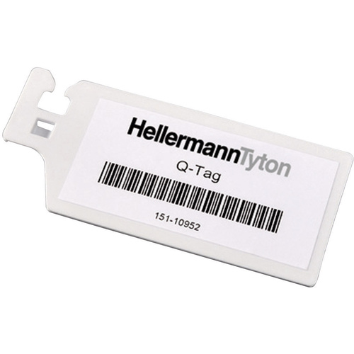 HellermannTyton 151-10952 QT7040S Marqueur de câble Surface de marquage: 70 x 42 mm blanc