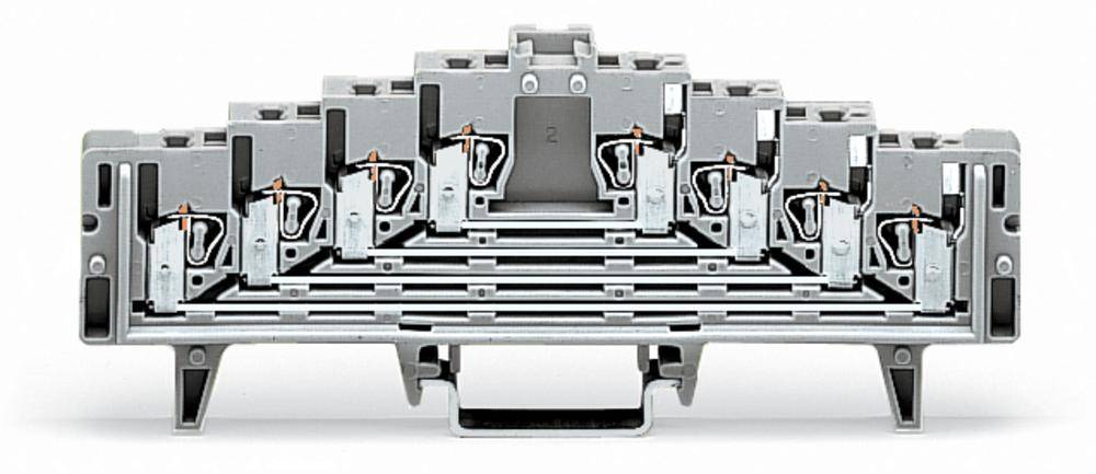 WAGO 727-230/024-000 Rangierklemme 7.62 mm Zugfeder Belegung: L Grau 50 St.