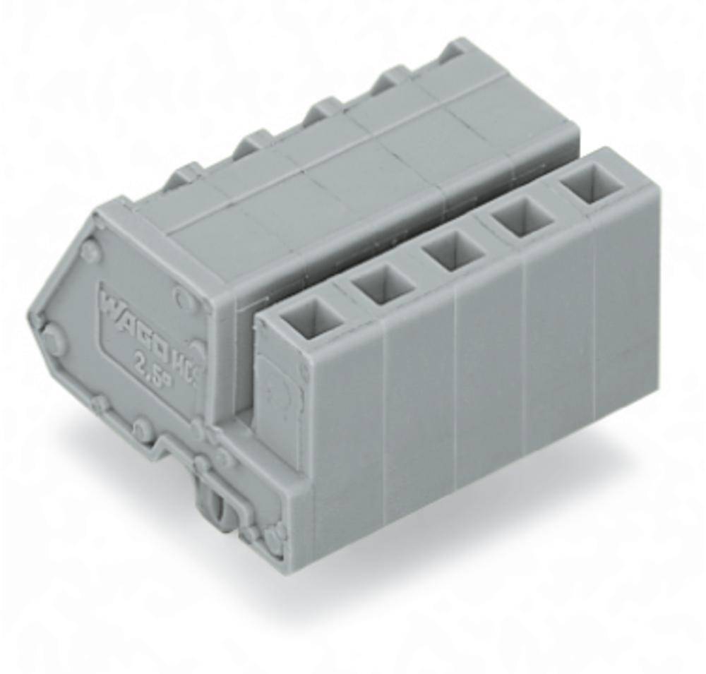 WAGO Buchsengehäuse-Kabel 731 Polzahl Gesamt 8 Rastermaß: 5 mm 731-508/008-000 50 St.