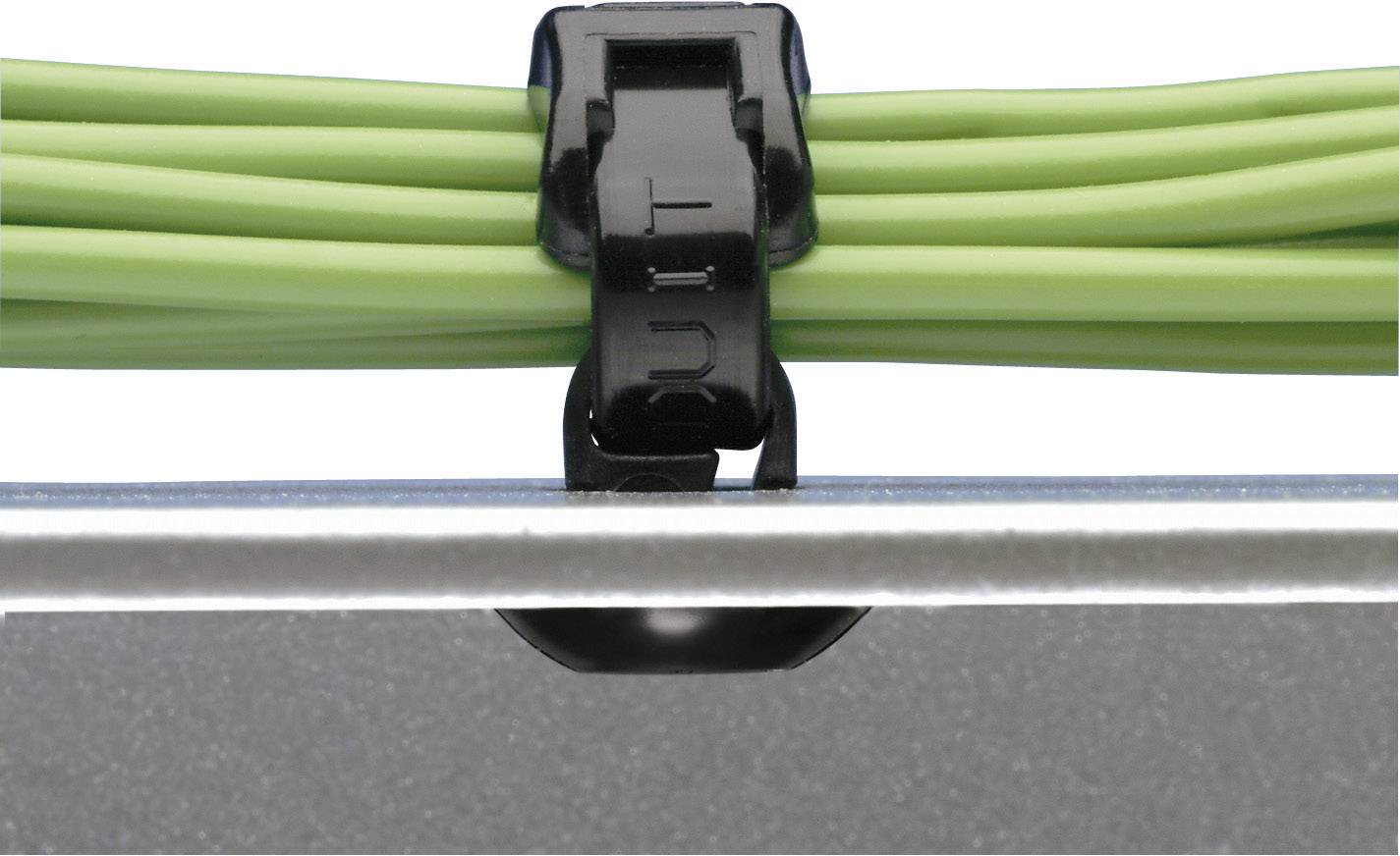 Panduit PBMS-H25-M30 Befestigungssockel PBMS-H25-M30selbstverschließend, hitzestabilisiert Schwarz