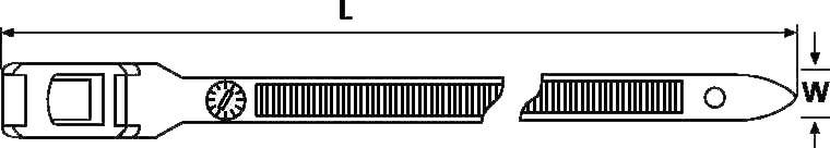 HellermannTyton 112-35060 RPE350-HSW-BK-C1 Kabelbinder 350mm 9mm Schwarz für Schwerlastanwendung, UV-stabilisiert