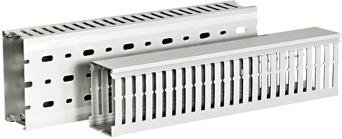 HellermannTyton 185-40358 Verdrahtungskanal Flexkanal (L x B x H) 2000 x 50 x 75 mm 28 m Grau (RAL 7030)