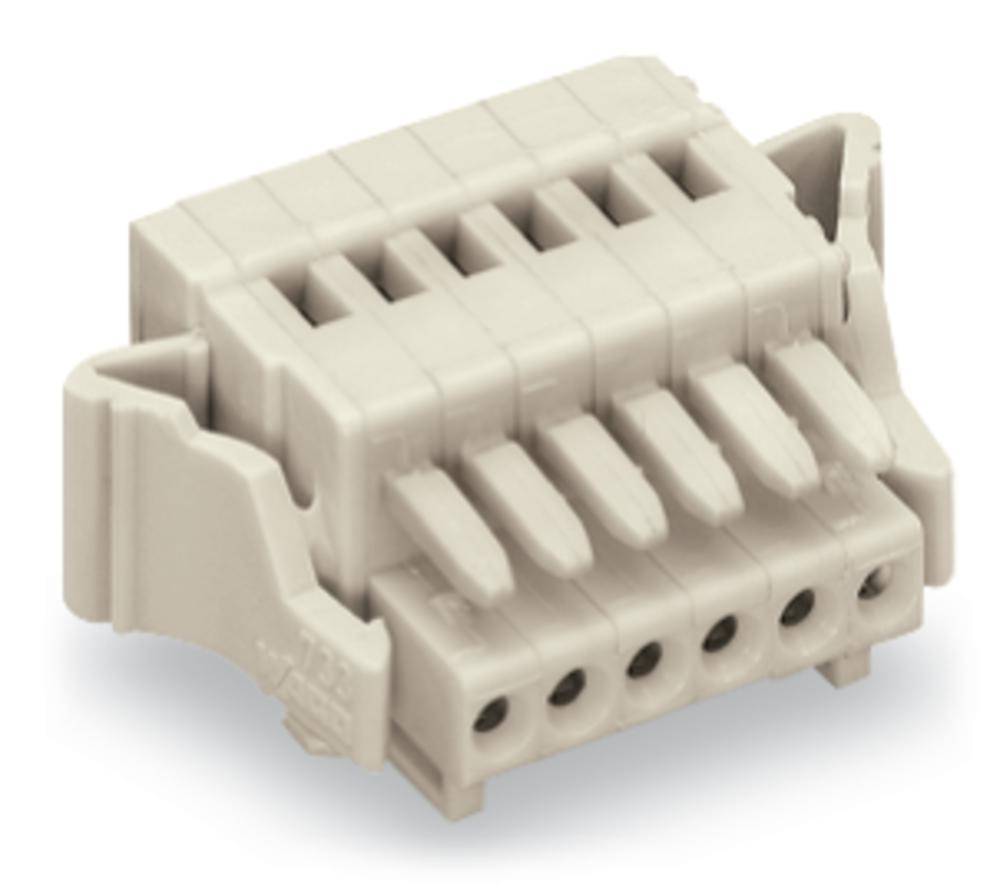 WAGO Buchsengehäuse-Kabel 733 Polzahl Gesamt 12 Rastermaß: 2.50 mm 733-112/050-000 50 St.