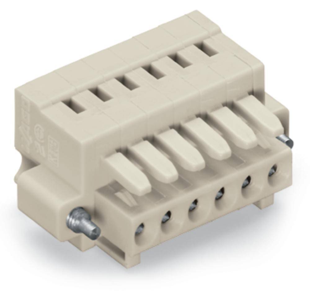 WAGO Buchsengehäuse-Kabel 734 Polzahl Gesamt 9 Rastermaß: 3.50 mm 734-109/107-000 50 St.