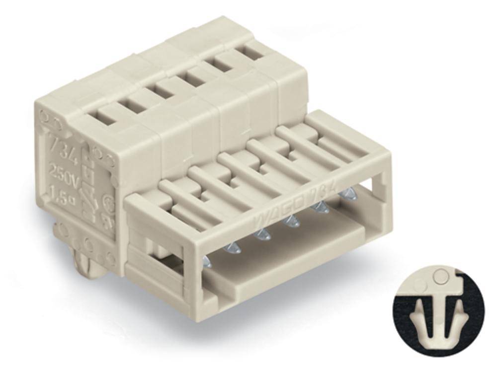 WAGO Stiftleiste (Standard) 2140 Polzahl Gesamt 16 Rastermaß: 3.50 mm 734-316/018-000 25 St.