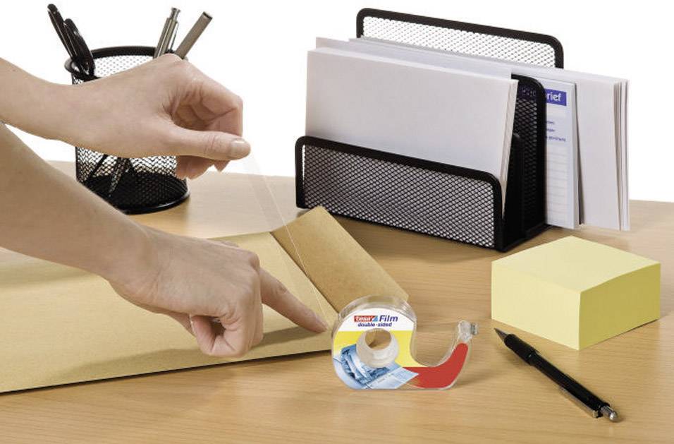 tesa 57910-00000-02 Doppelseitiges Klebeband tesafilm® Transparent (L x B) 7.5 m x 12 mm 1 St.