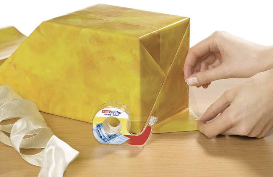 tesa 57912-00000-02 Doppelseitiges Klebeband tesafilm® Transparent (L x B) 7.5 m x 12 mm 1 St.