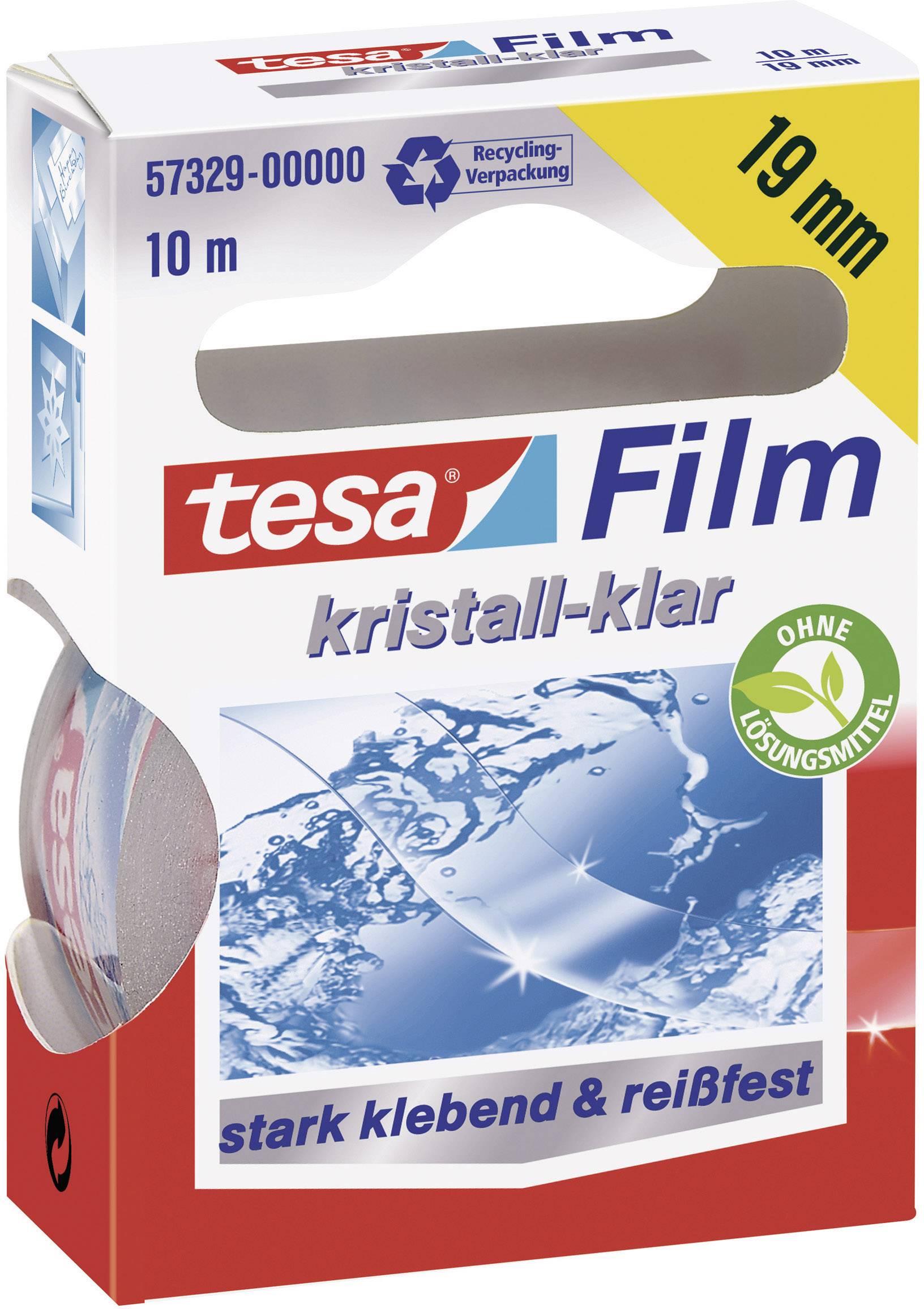 tesa 57329-00000-03 tesafilm kristall-klar Transparent (L x B) 10 m x 19 mm 1 St.