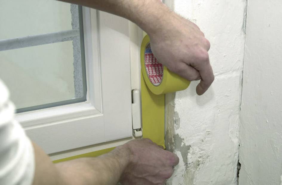 TESA EXTRA STRONG 55446-00003-02 Putzband Gelb (L x B) 33m x 50mm 1St.