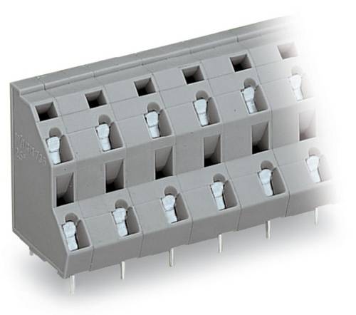 WAGO 736-706 Doppelstockklemme 2.50 mm² Polzahl 12 Grau 28 St.