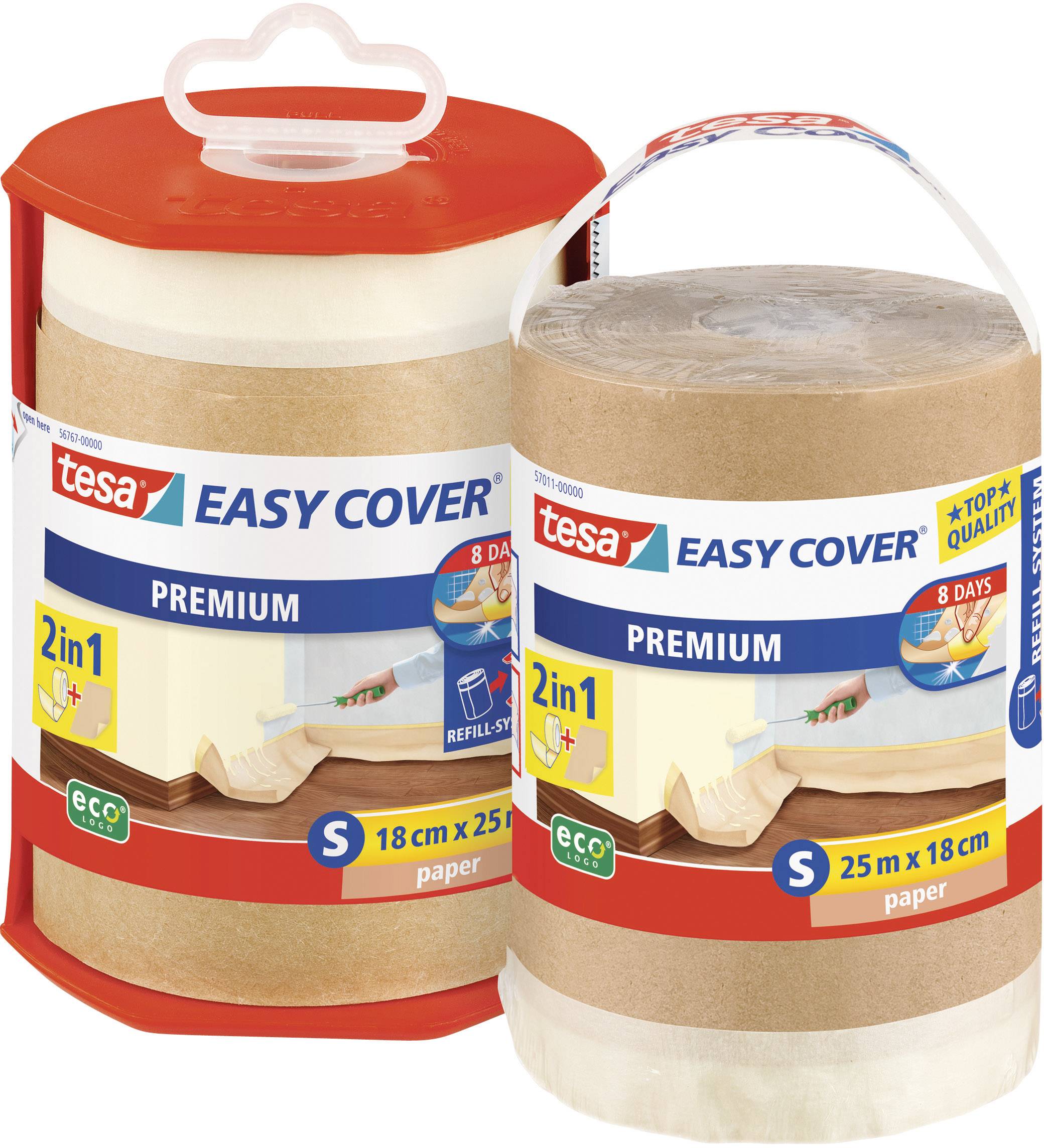 TESA PREMIUM 57011-00000-03 Abdeckpapier Easy Cover® Braun (L x B) 25m x 18cm 1St.