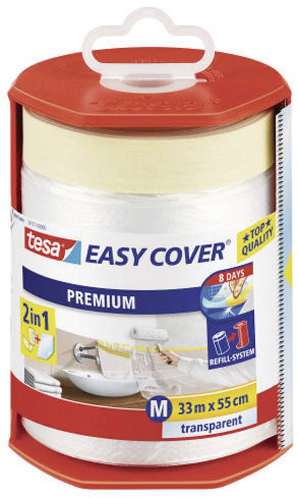tesa PREMIUM 59177-00003-03 Abdeckfolie tesa Easy Cover® Transparent (L x B) 33 m x 55 cm 1 St.