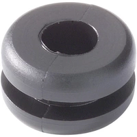 HellermannTyton HV1216-PVC-BK-N1 Kabeldurchführung Klemm-Ø (max.) 5mm Plattenstärke (max.) 1.5mm PVC Schwarz HellermannTyton HV1216-PVC-BK-N1 Kabeldurchführung Klemm-Ø (max.) 5mm Plattenstärke (max.) 1.5mm PVC Schwarz