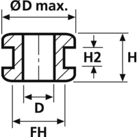 HellermannTyton HV1201B-PVC-BK-N1 Kabeldurchführung Klemm-Ø (max.) 4mm Plattenstärke (max.) 2.5mm PVC Schwarz HellermannTyton HV1201B-PVC-BK-N1 Kabeldurchführung Klemm-Ø (max.) 4mm Plattenstärke (max.) 2.5mm PVC Schwarz