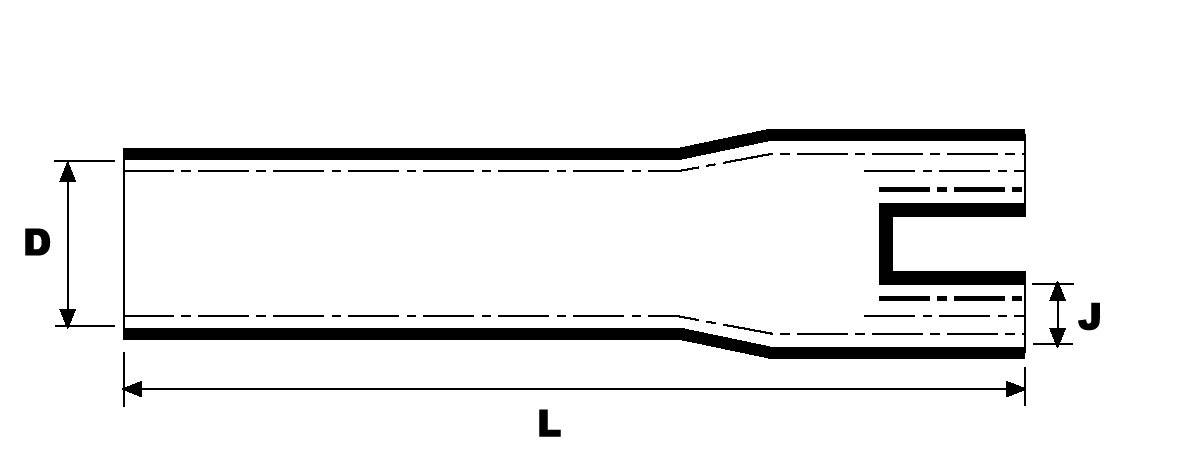 HellermannTyton 402-23058 Warmschrumpf-Aufteilkappe zweiadrig Nenn-Innendurchmesser (vor Schrumpfung): 33mm 1St.
