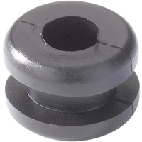 HellermannTyton HV1201B-PVC-BK-N1 Kabeldurchführung Klemm-Ø (max.) 4mm Plattenstärke (max.) 2.5mm PVC Schwarz HellermannTyton HV1201B-PVC-BK-N1 Kabeldurchführung Klemm-Ø (max.) 4mm Plattenstärke (max.) 2.5mm PVC Schwarz
