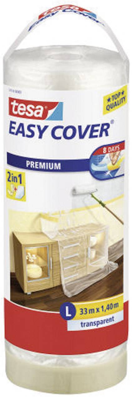 TESA PREMIUM 57116-00000-03 Abdeckfolie Easy Cover® Transparent (L x B) 33m x 1.4m 1St.