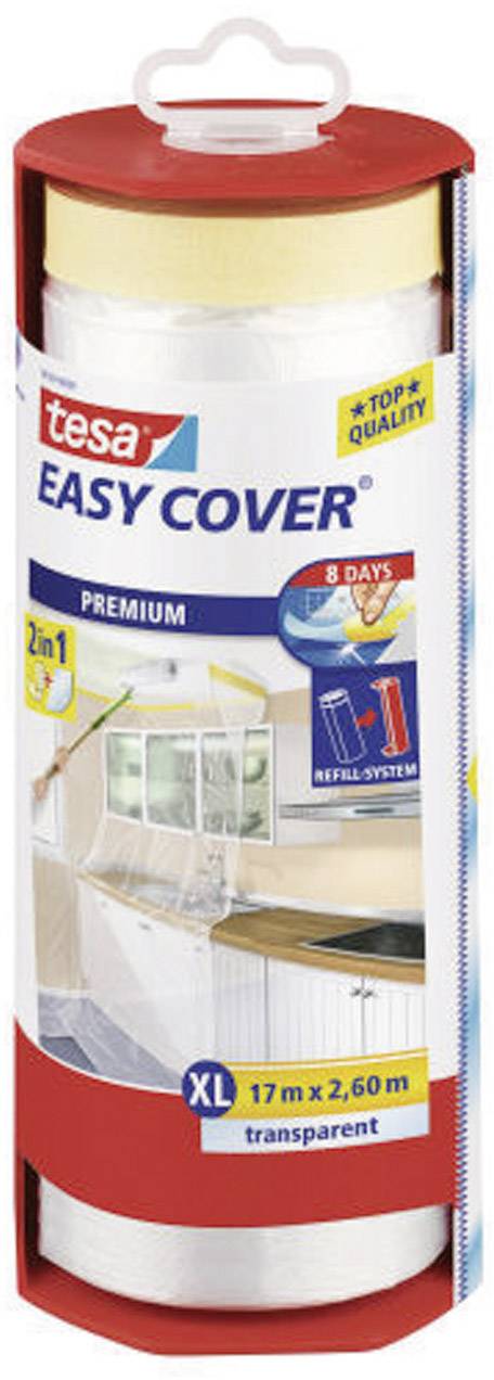TESA PREMIUM 56769-00000-02 Abdeckfolie Easy Cover® Transparent (L x B) 17 m x 2.6 m 1 St.