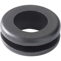 HellermannTyton HV1208-PVC-BK-M1 Kabeldurchführung Klemm-Ø (max.) 8 mm Plattenstärke (max.) 1.5 mm HellermannTyton HV1208-PVC-BK-M1 Kabeldurchführung Klemm-Ø (max.) 8 mm Plattenstärke (max.) 1.5 mm