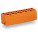 WAGO 739-154 Federkraftklemmblock 2.50mm² Polzahl (num) 4 Orange 220St.