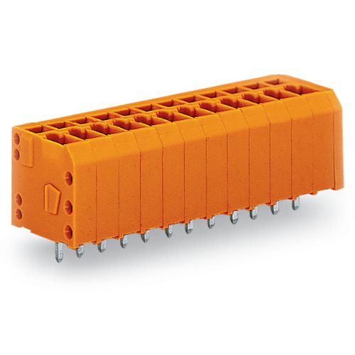 WAGO 739-332 Federkraftklemmblock 1.50mm² Polzahl (num) 2 Orange 520St.