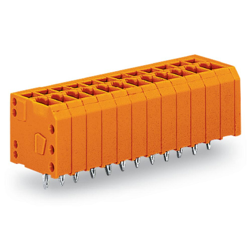 WAGO 739-337/100-000 Federkraftklemmblock 1.50mm² Polzahl (num) 7 Orange 160St.