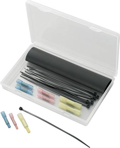 TRU Components 1563951 Warmschrumpf-Verbindungsgarnitur mit Schraubverbindern Kabel-Ø-Bereich: 3 -
