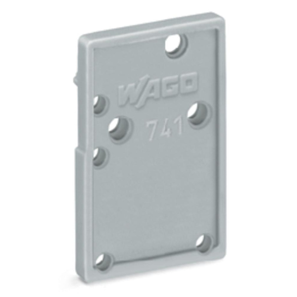 WAGO 741-100 Abschlussplatte Grau 100St.