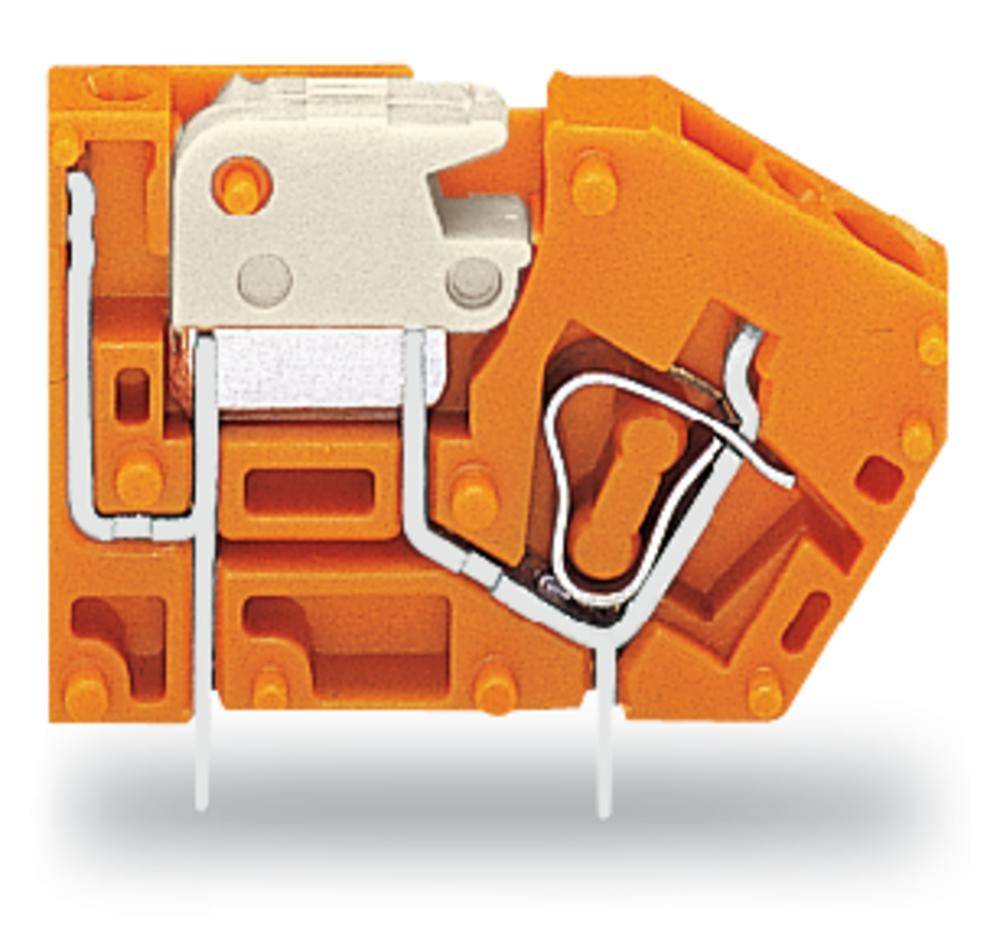 WAGO Federkraftklemmblock Orange 742-106 Inhalt: 384 St.