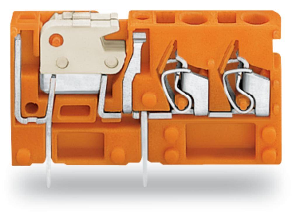 WAGO Federkraftklemmblock Orange 742-156 Inhalt: 200 St.