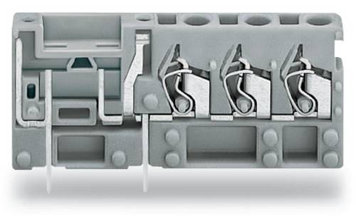 WAGO Federkraftklemmblock Grau 742-163 Inhalt: 100 St.