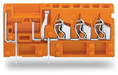 WAGO Federkraftklemmblock Orange 742-168 Inhalt: 100 St.