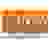 WAGO Federkraftklemmblock Orange 742-168 Inhalt: 100St.