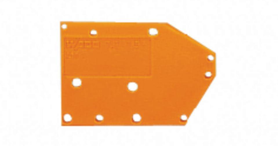 WAGO Abschlussplatte Orange 742-600 Inhalt: 300 St.