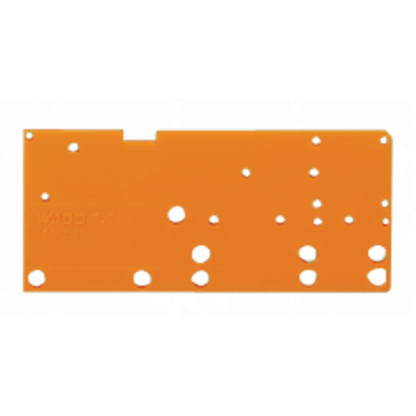 WAGO Abschlussplatte Orange 742-651 Inhalt: 300St.