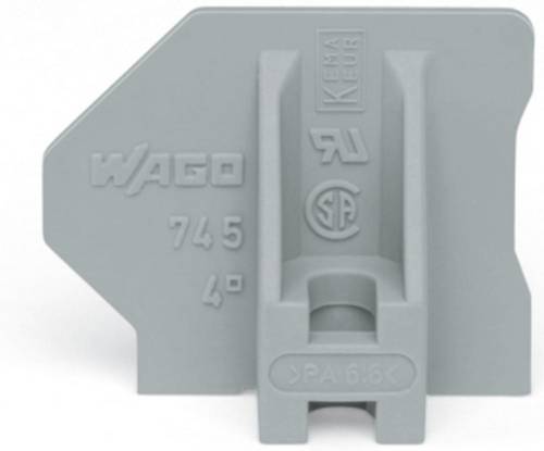 WAGO 745-145 Endplatte Grau 100 St.