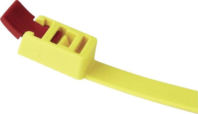 HellermannTyton 115-00030 SPEEDYTIE-HIRS-BK-V1 Kabelbinder 750mm 13mm Schwarz Lösbar, mit Rückschlauföse, mit Schnellverschluss