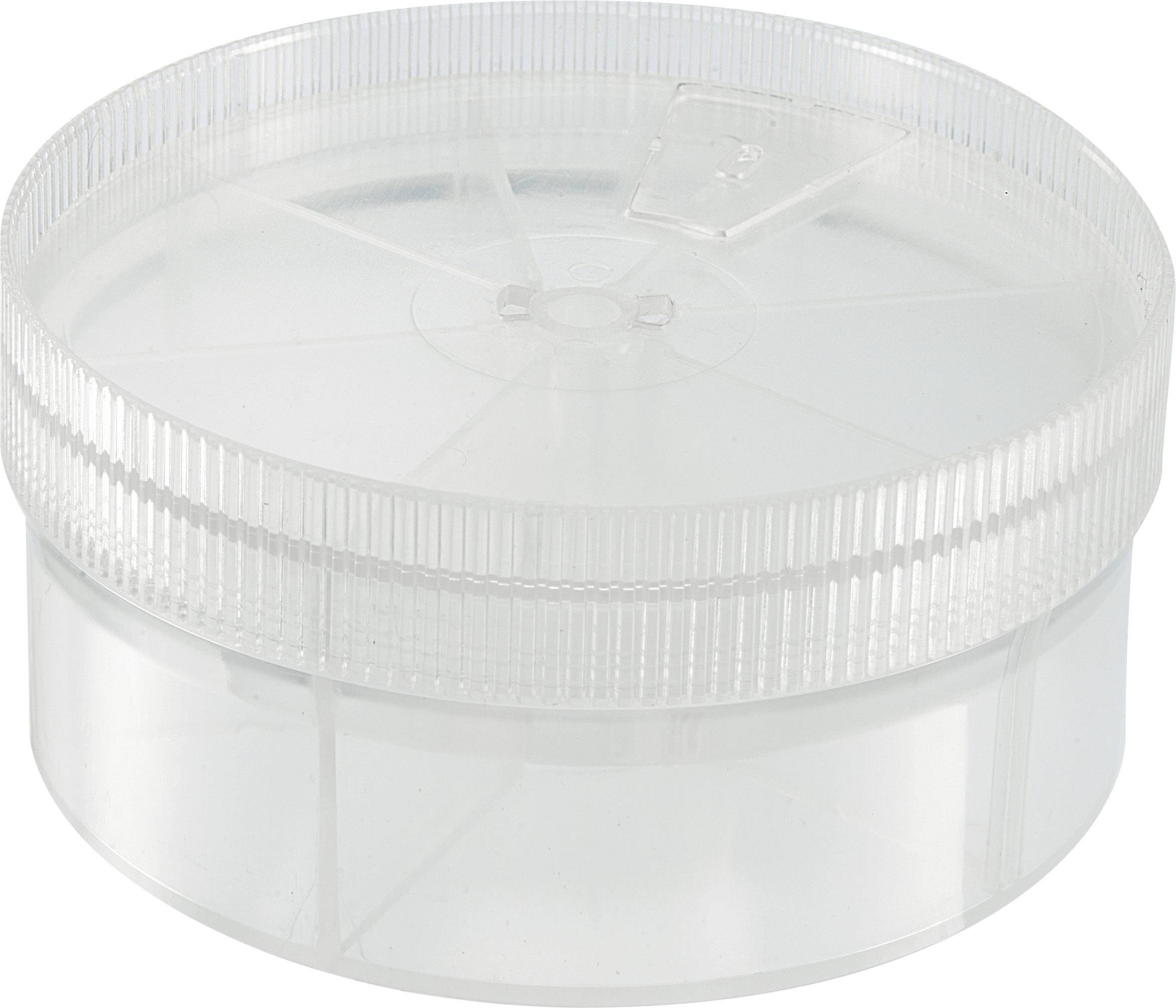 TRU Components Sortimensdose (Ø x H) 92mm x 43.5mm Anzahl Fächer: 7 variable Unterteilung Inhalt 1St.