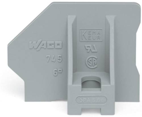 WAGO 745-345 Endplatte Grau 50 St.