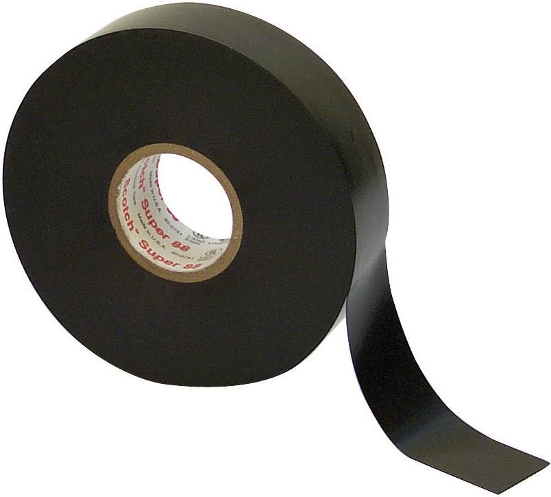 Eine schwarze Rolle Klebeband mit leicht abgerolltem Band.