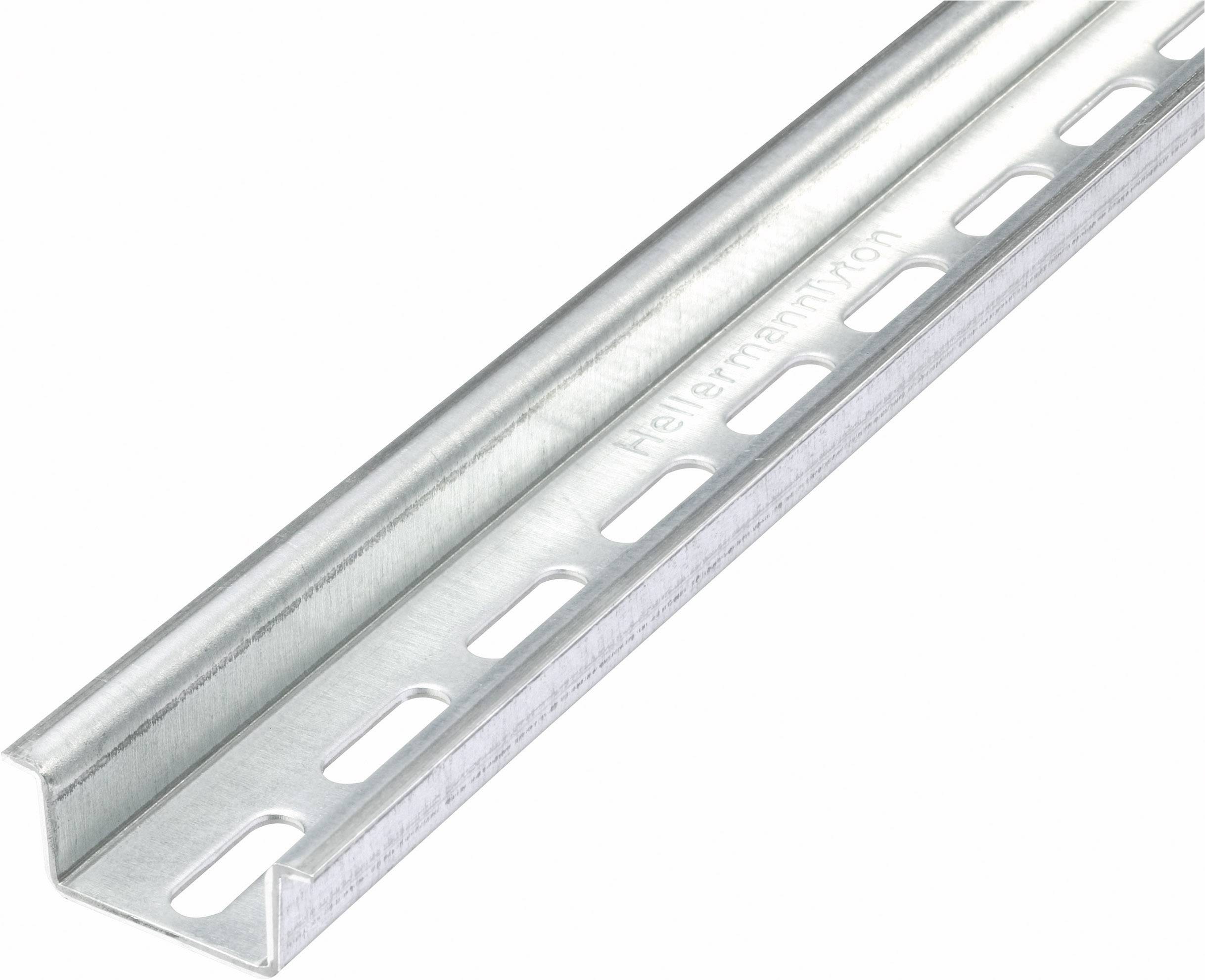 HellermannTyton DELTA-3AF/BV 181-47101 Hutschiene gelocht Stahlblech 2000mm 1St.