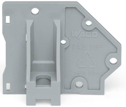 WAGO 745-540 Abschlussplatte Grau 50 St.