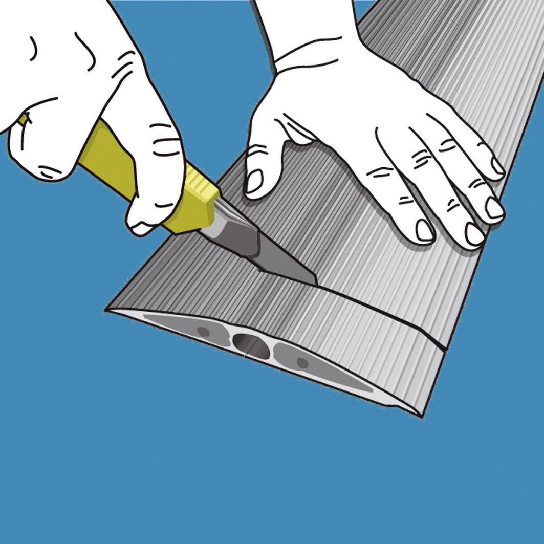 Serpa Kabelbrücke SE-5.01055.7043 Thermoplast Dunkelgrau Anzahl Kanäle: 1 3000mm Inhalt: 1St.