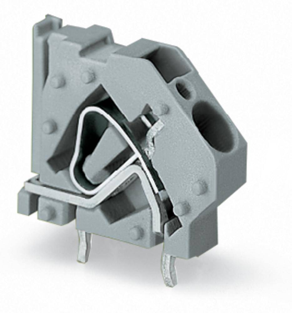 WAGO 745-833 Federkraftklemmblock 6.00 mm² Polzahl 1 Lichtgrau 100 St.