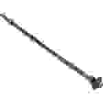 HellermannTyton 126-00015 T50SDOP Kabelbinder 160mm 5mm Schwarz mit Spreizanker und Teller, Hitzestabilisiert