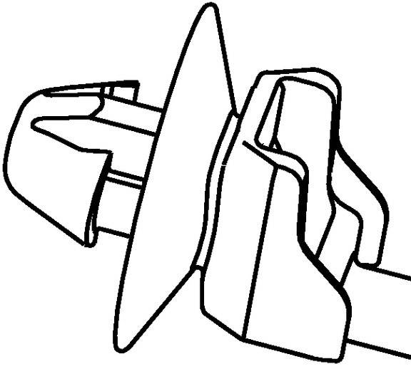 HellermannTyton 126-00144 T50SOSKSFT62X122PT1,7-2.3 90° Kabelbinder 160mm 4.60mm Schwarz mit Spreizanker und Teller