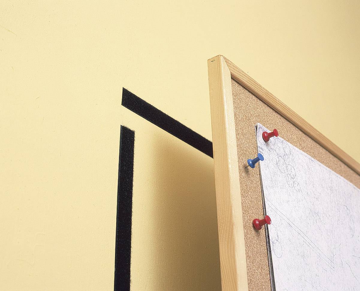 TESA On & Off 55225-02-00 Klettband zum Aufkleben Haft- und Flauschteil (L x B) 2500 mm x 20 mm Weiß 1 St.