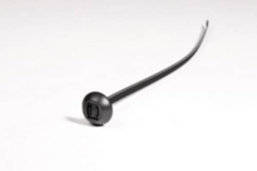 HellermannTyton 150-47595 BHT375M-HS-BK-G1 Kabelbinder 375 mm 7.60 mm Schwarz für Einlochmontage 1